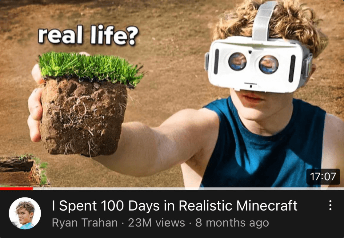 Opening visuals matching thumbnail example