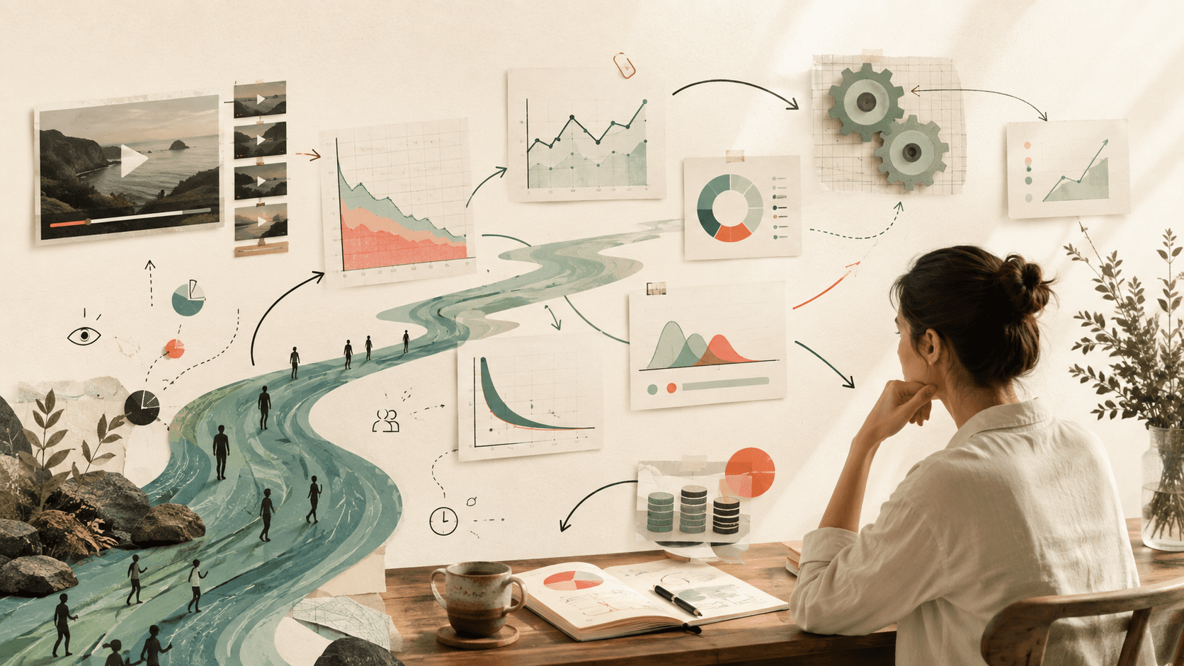 Personal case study on one of my own channels about the relationship between CTR and impressions.